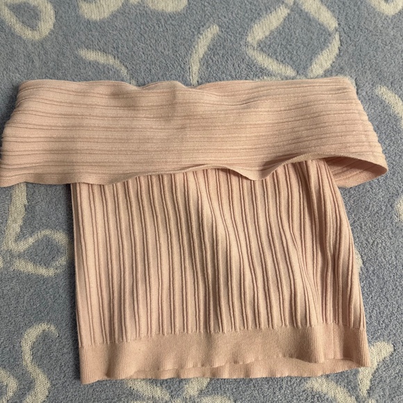 Blythe Ribbed Knit Fold Over Top - Picture 1 of 1